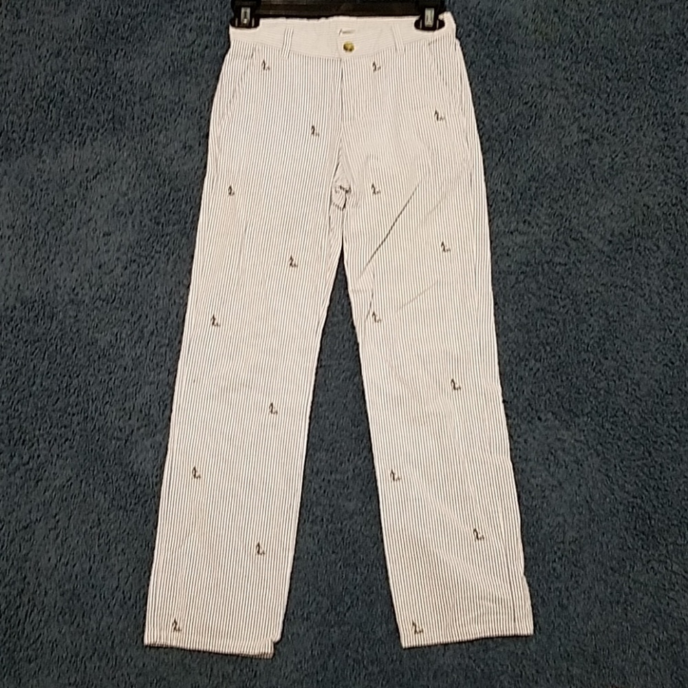 Janie and Jack seersucker Sail Pants